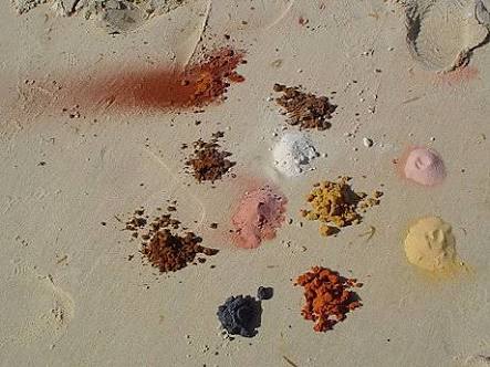 coloured sands